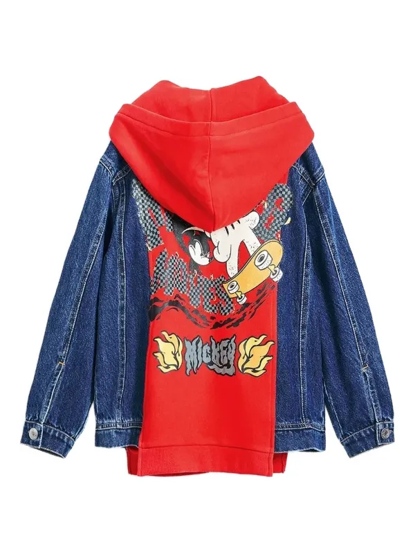Desigual x Mickey Mouse デニムジャケット Desigual x Mickey Mouse™ デニムジャケット | レッド | FARFETCH JP