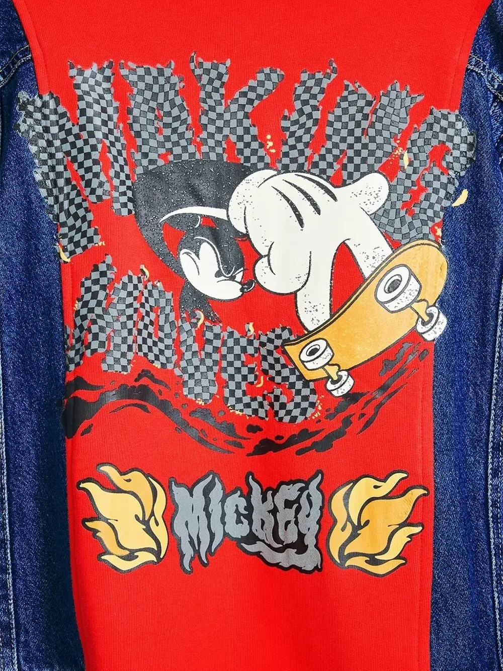 Desigual x Mickey Mouse™ spijkerjack Rood