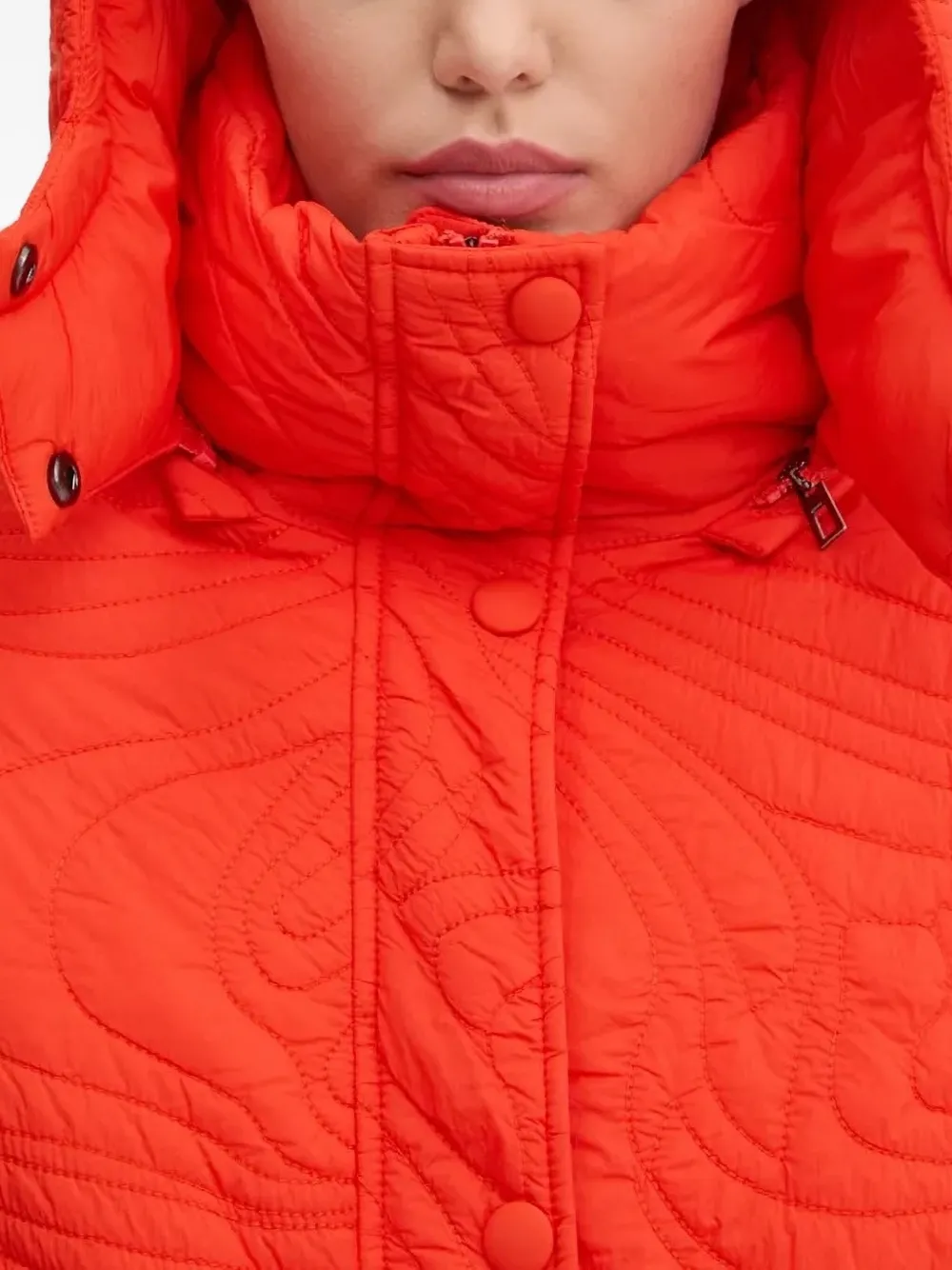 Desigual Gewatteerd jack met capuchon Oranje