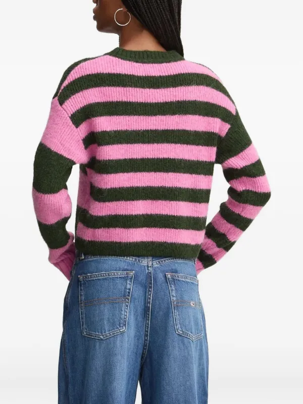 Desigual Striped Sweater Pink FARFETCH PH