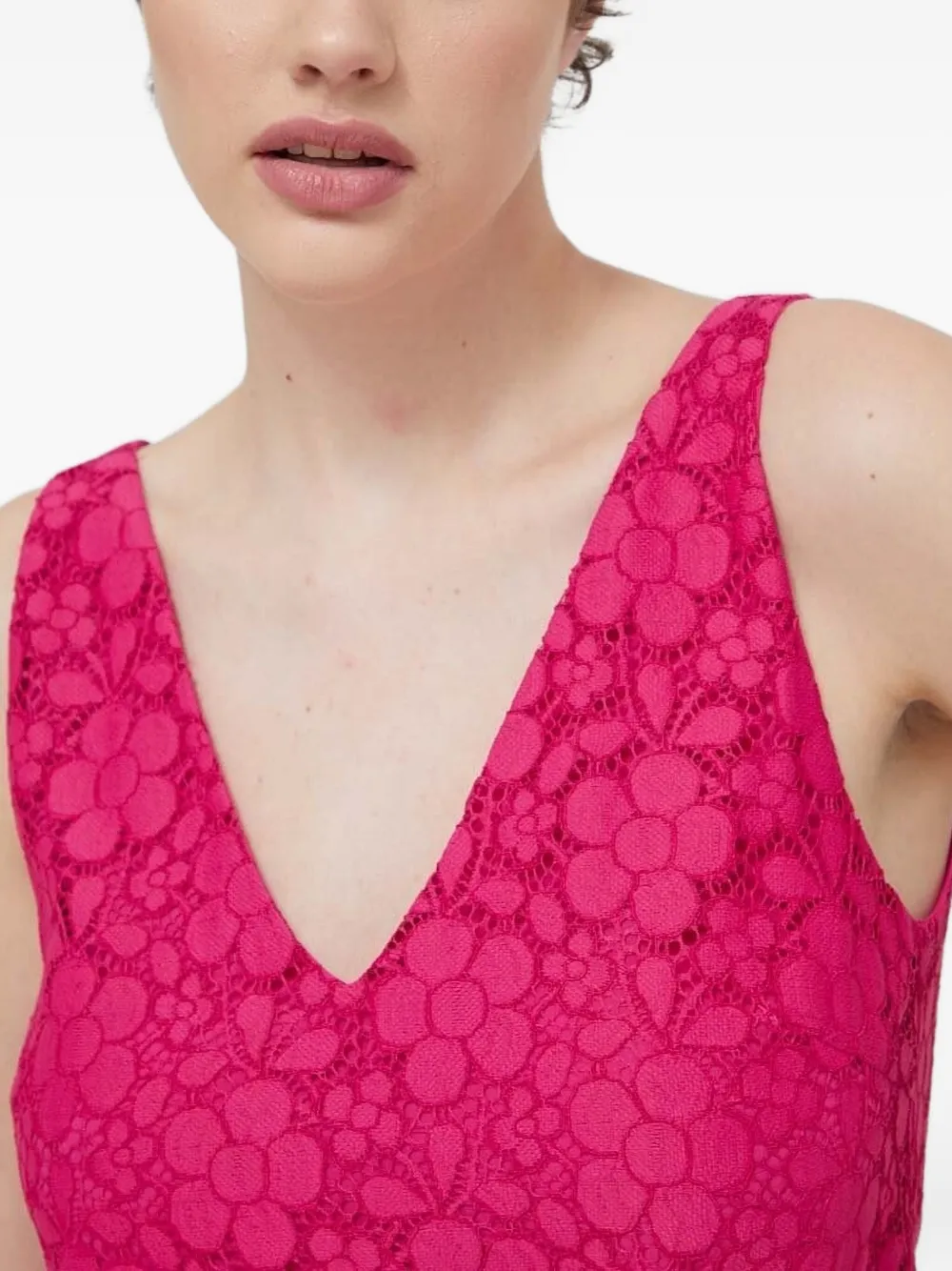 Desigual Mini-jurk met bloemenprint Roze