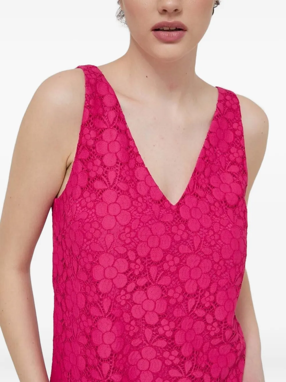 Desigual Mini-jurk met bloemenprint Roze
