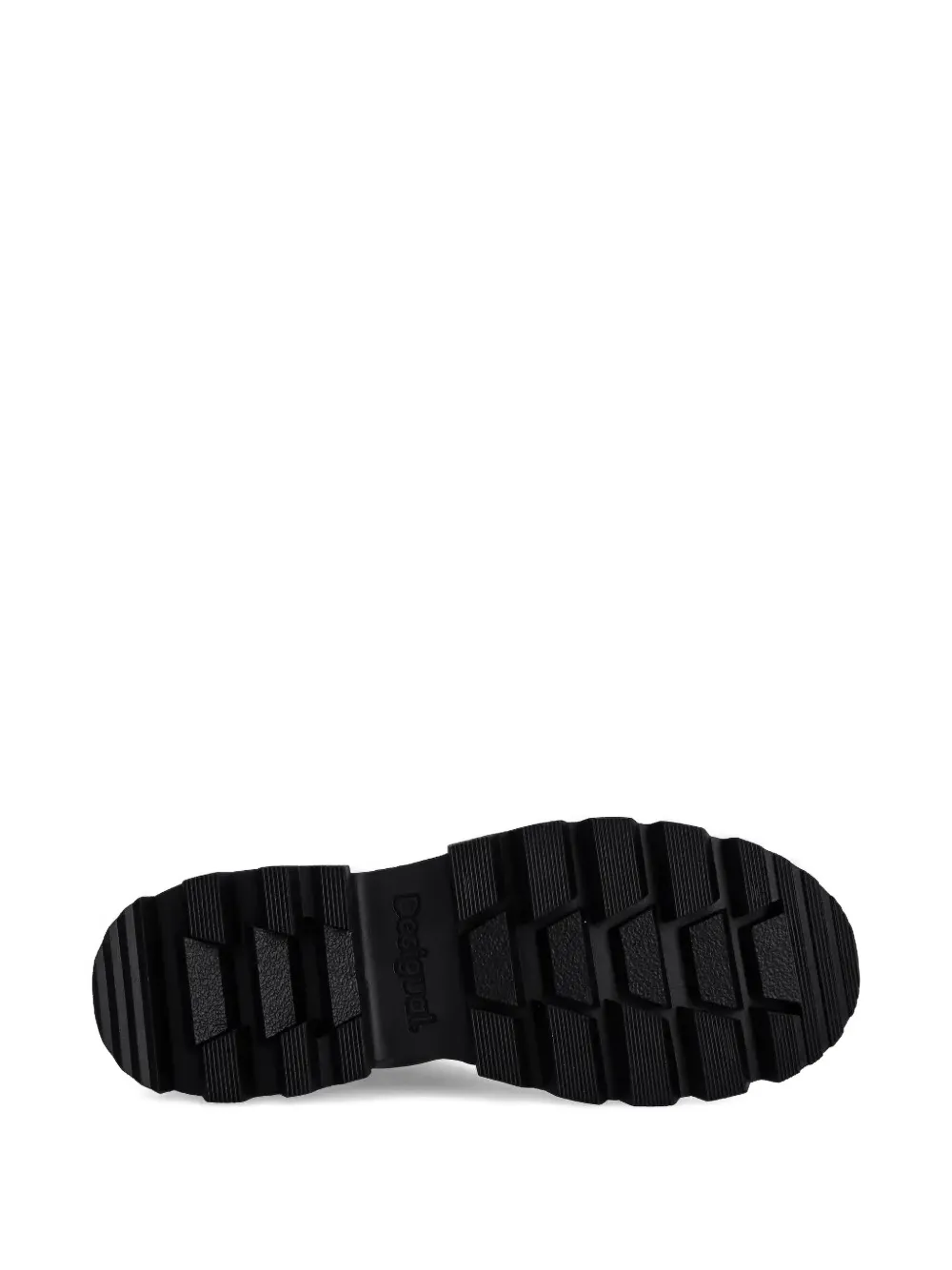 Desigual lace-up buckle boots Black