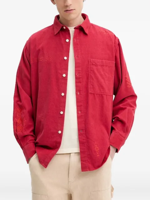 Desigual embroidered corduroy shirt