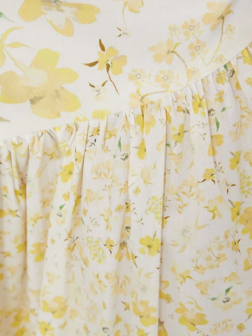 Desigual Floral-print Midi Skirt In Neutral