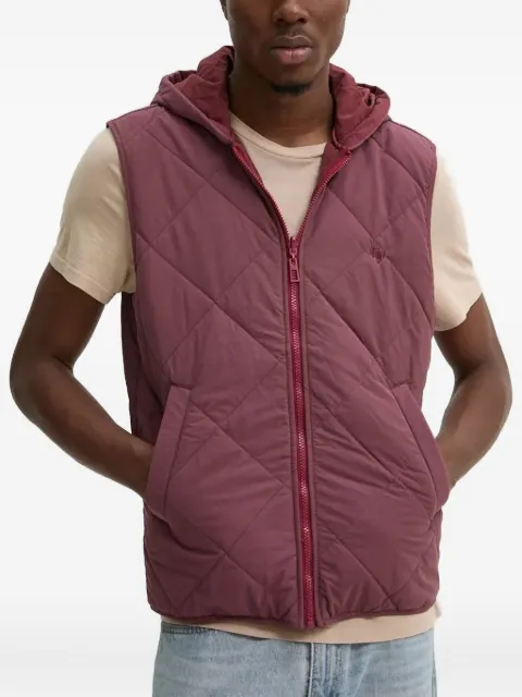 Desigual two-way flap-pocket hooded jacket