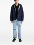 Desigual tiger-print jeans - Blue