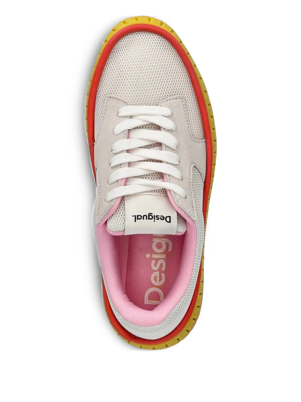 Desigual mesh-panelled sneakers Neutrals