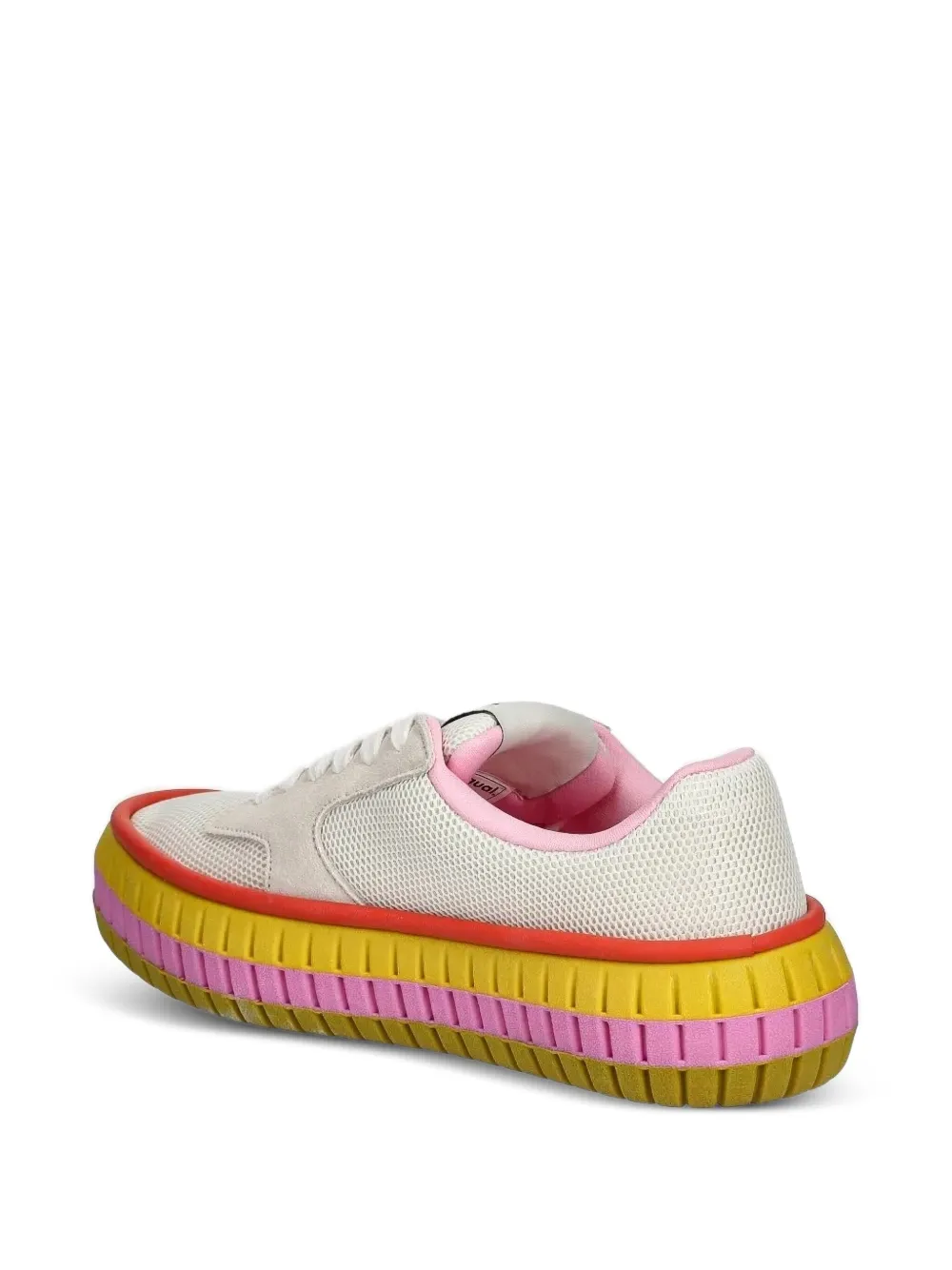 Desigual mesh-panelled sneakers - Beige