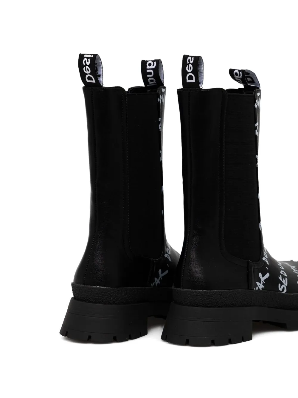 Desigual lettering-print chelsea boots | Chelsea Boots | Image 2