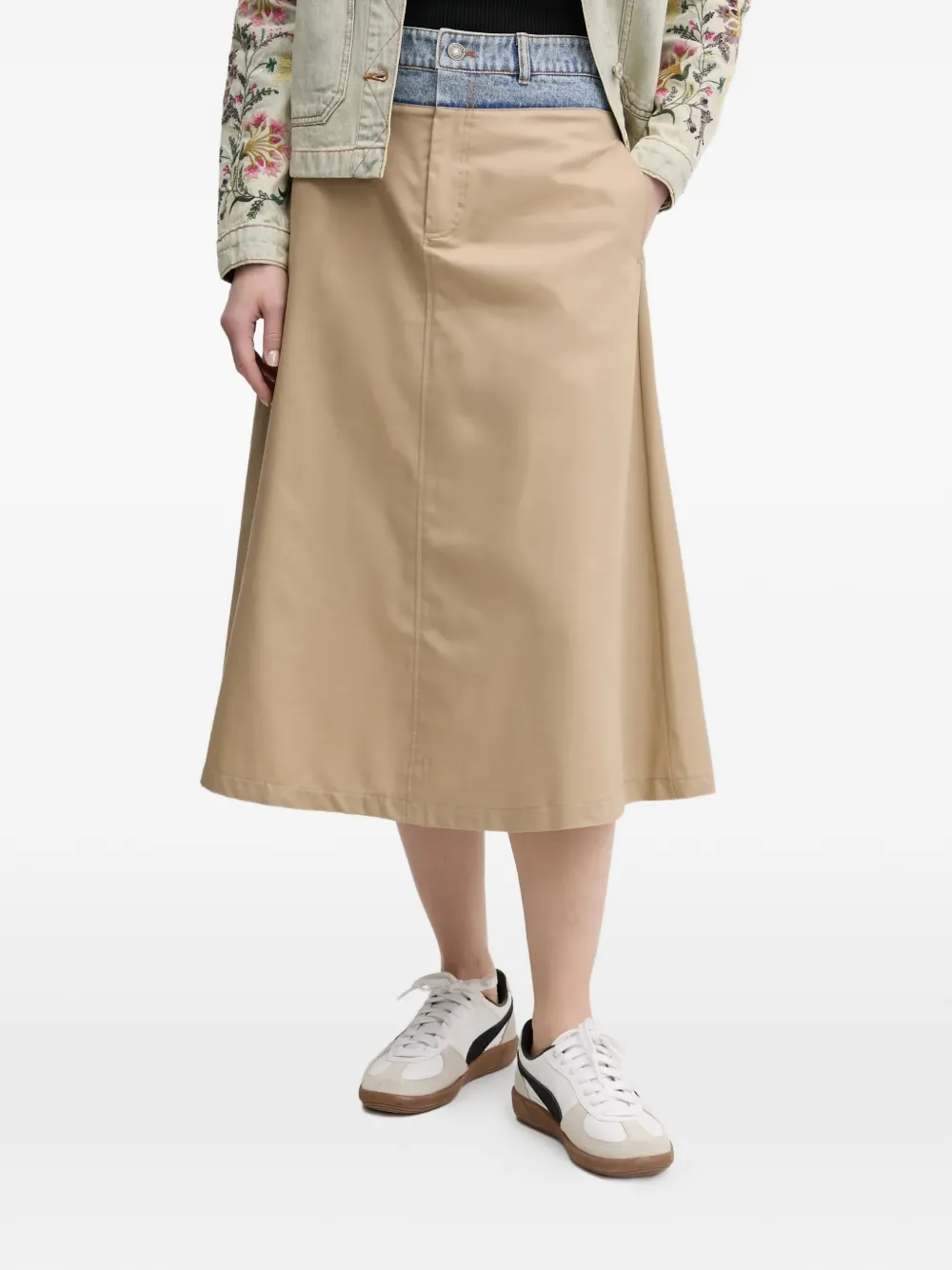 Desigual Gonna svasata - Toni neutri