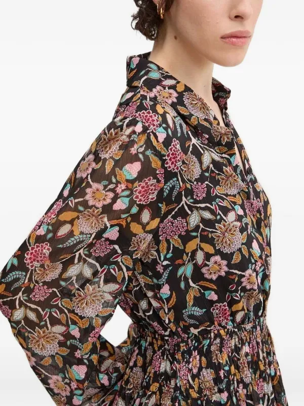 Desigual floral-print Smock Mini Dress | Brown