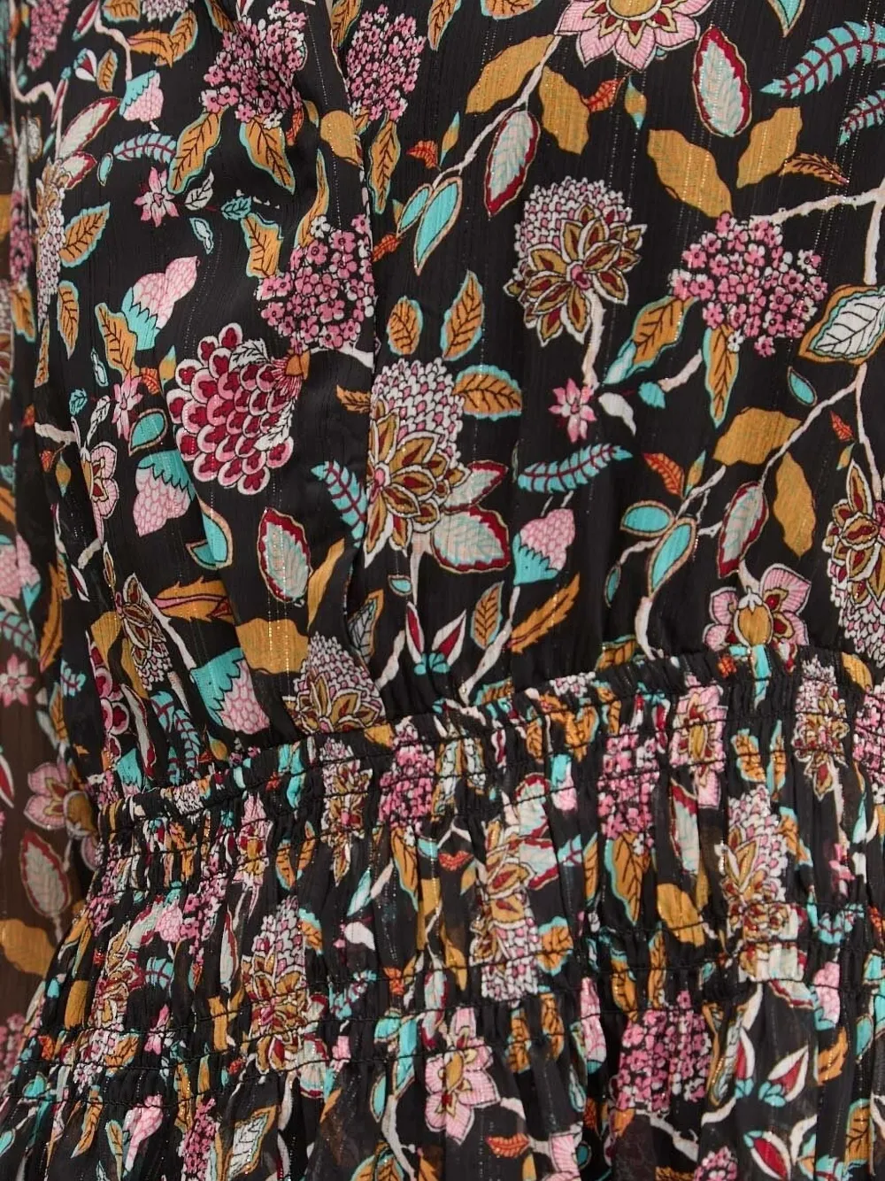 Desigual Mini-jurk met bloemenprint Bruin