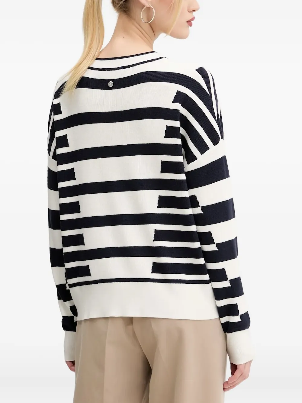 Desigual striped panelled sweater | Knitted Sweaters | Image 2