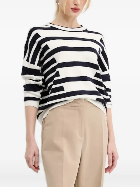 Desigual striped panelled sweater