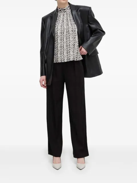 Desigual pleated-details trousers