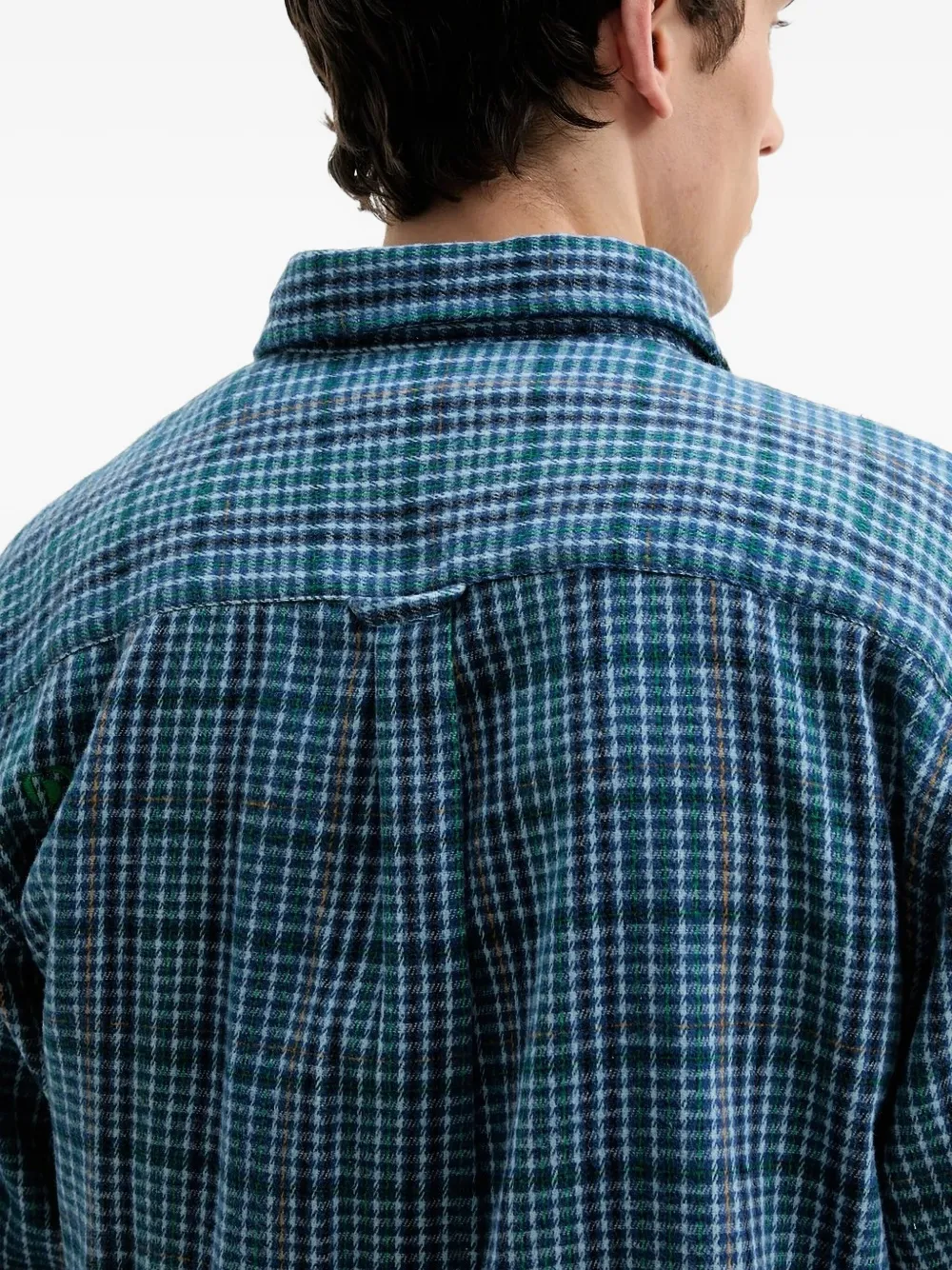 Desigual Check-pattern Shirt In Green