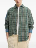 Desigual check-pattern shirt - Green