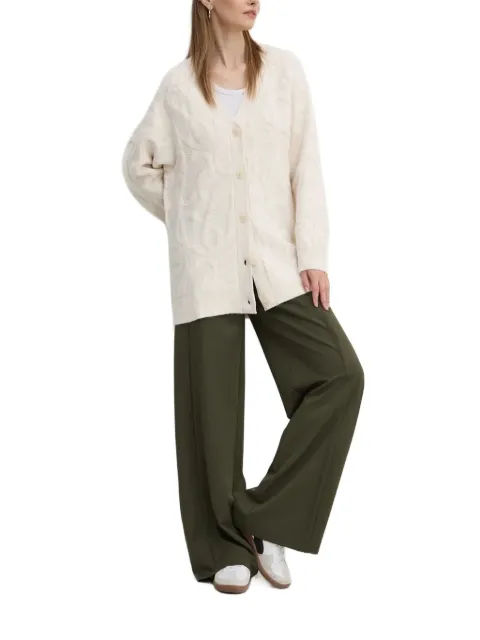 Desigual textured button cardigan