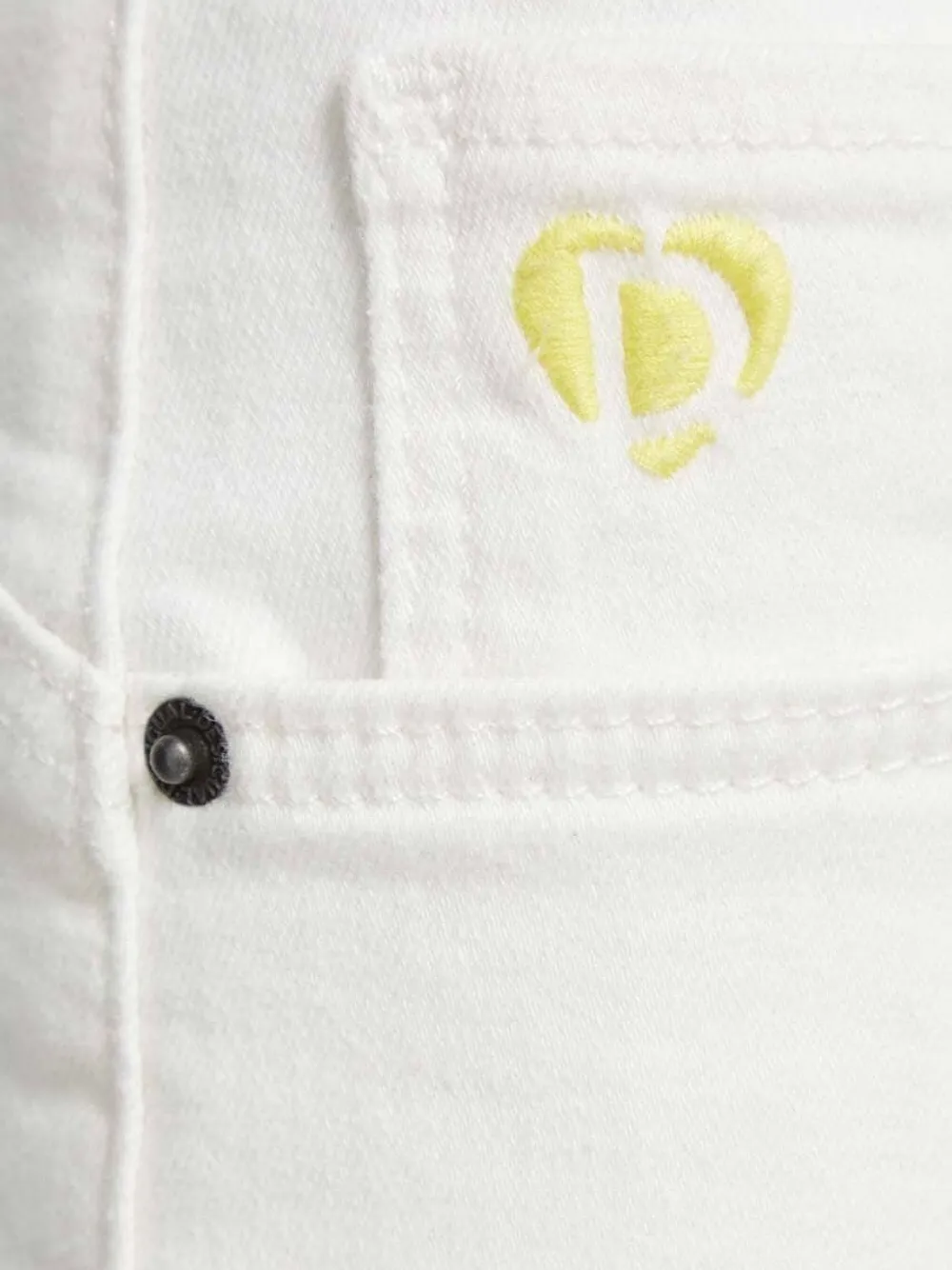 Desigual Flare Jeans In White