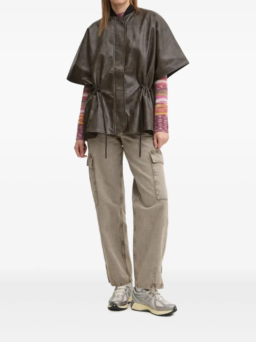 Desigual cargo-pocket side-split jeans - グレー Desigual cargo-pocket side-split jeans - グレー