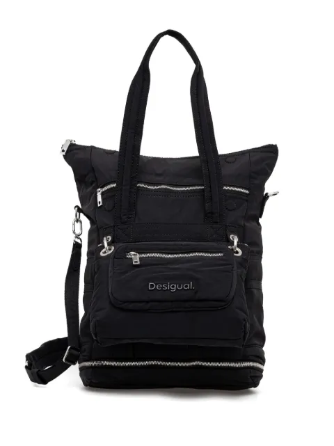 Desigual zip-fastening detachable-pouch backpack