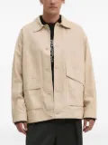 Desigual embroidered-details buttoned shirt jacket - Neutrals