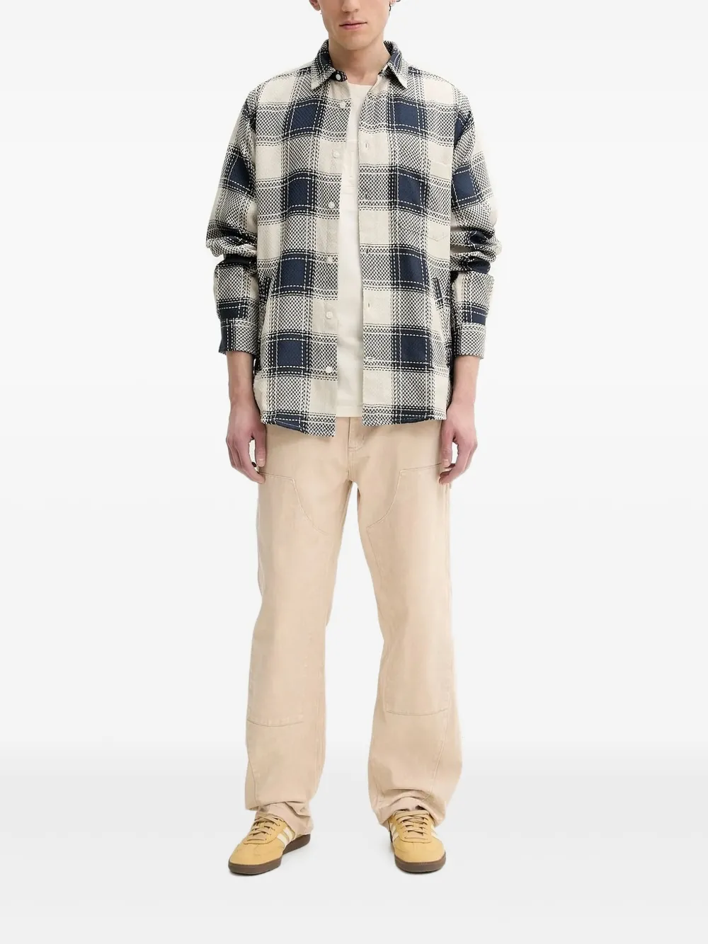 Desigual utility-pocket jeans Beige