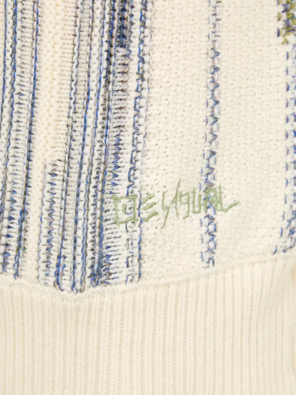 Desigual Stripe-pattern Knitwear Sweater In Multi