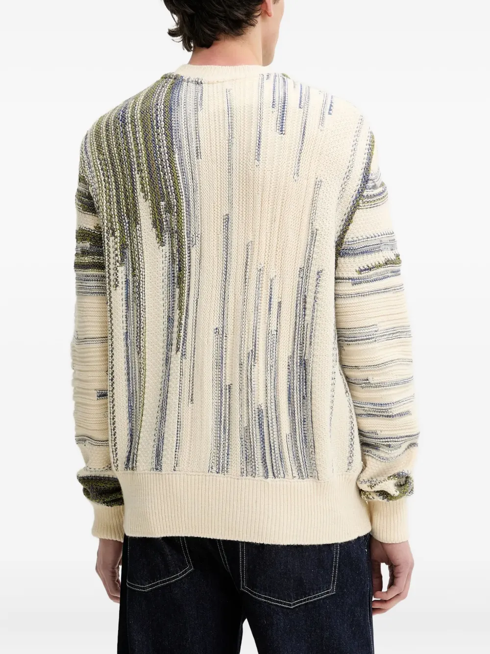 Desigual Stripe-pattern Knitwear Sweater In Multi