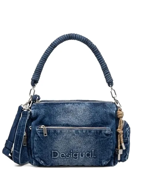 Desigual denim zip-fastening tote bag