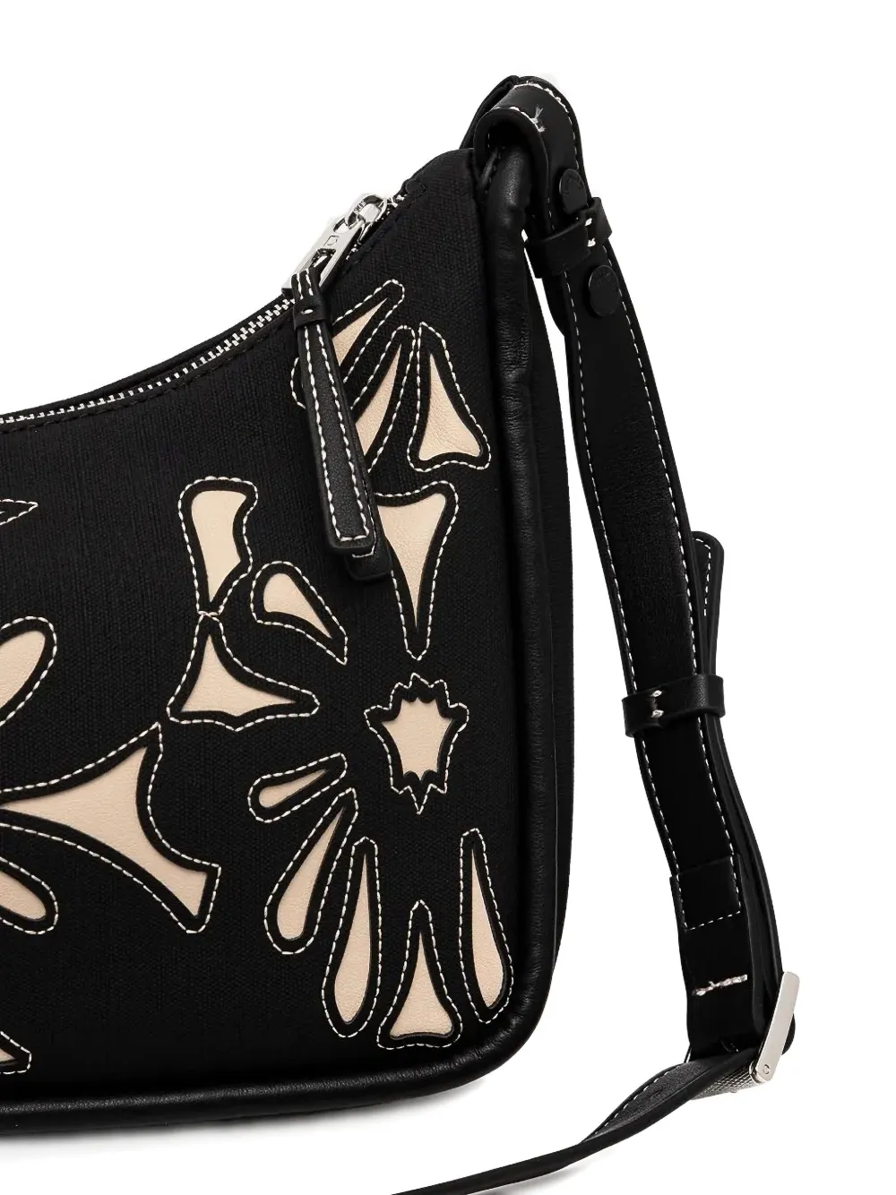 Desigual Crossbodytas met uitgesneden details Zwart