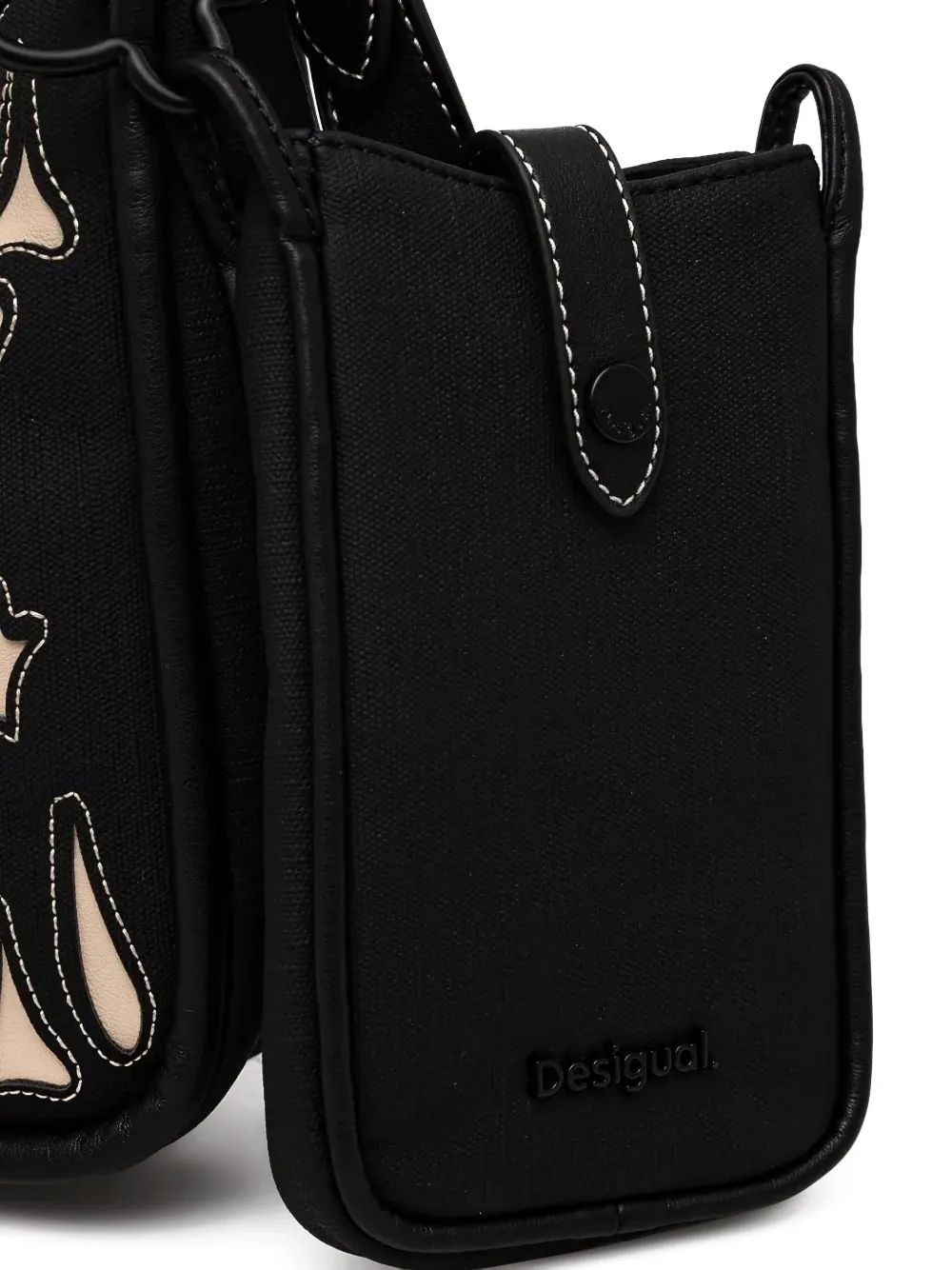 Desigual Crossbodytas met uitgesneden details Zwart