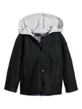Desigual spider-man check quilted jacket - Black