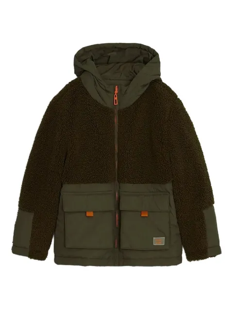 Desigual panelled hooded jacket