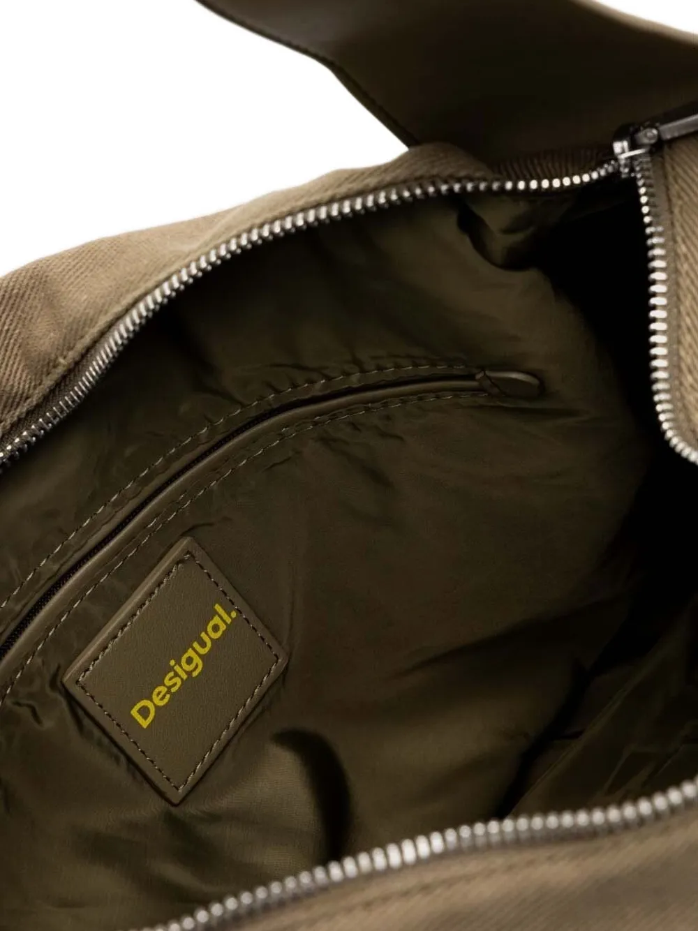 Desigual Schoudertas met meerdere zakken Beige