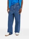 Desigual pocket-detail elasticated jeans - Blue