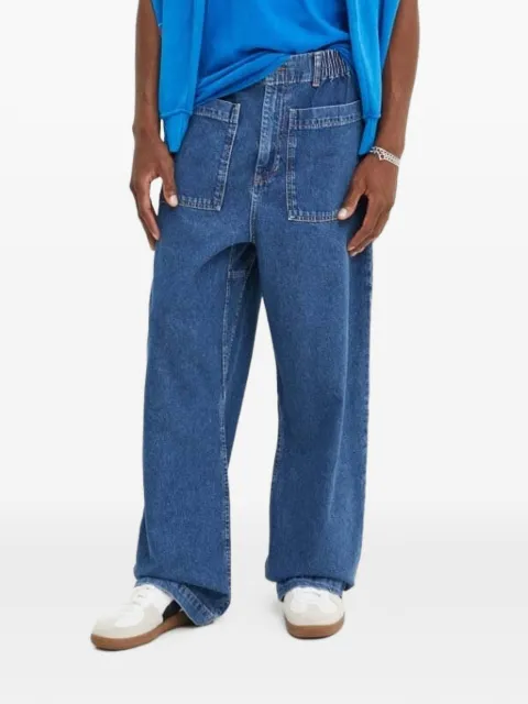 Desigual pocket-detail elasticated jeans