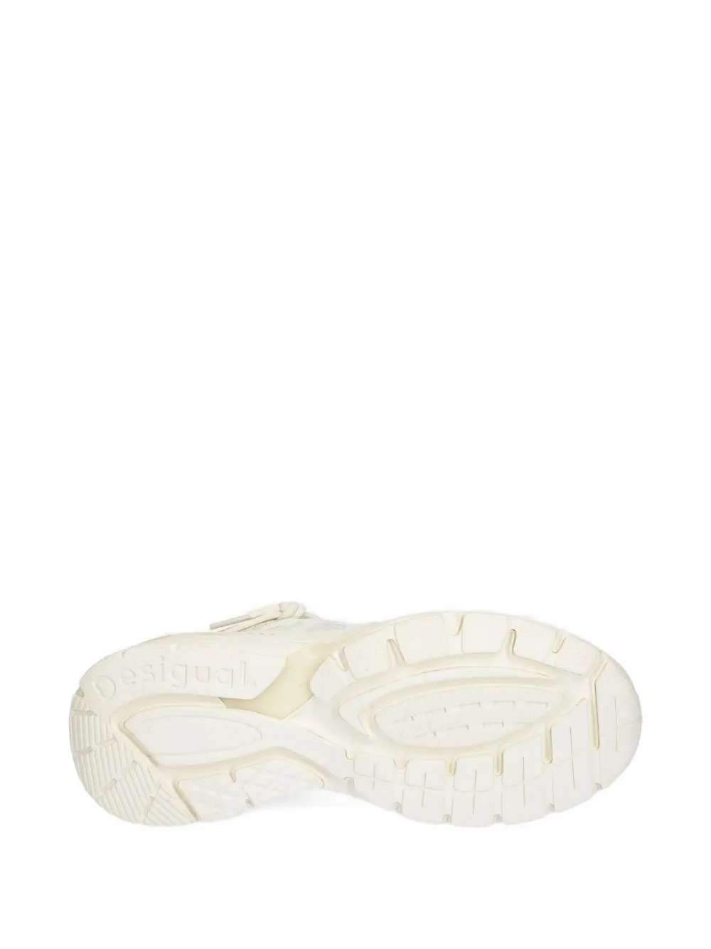 Desigual Lace-up Low-top Sneakers In Neutral