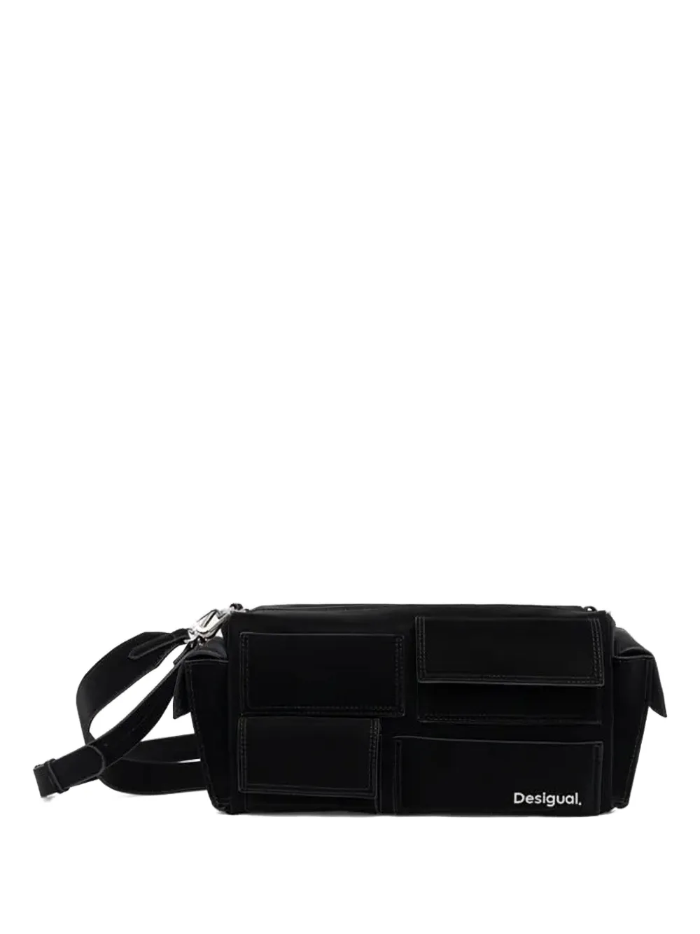 Desigual multi-pocket satchel | Black | Image 1