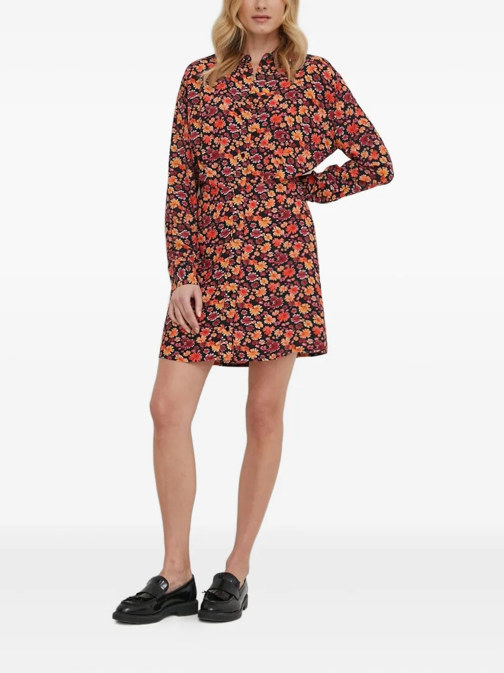 Desigual Mini-jurk met bloemenprint Rood