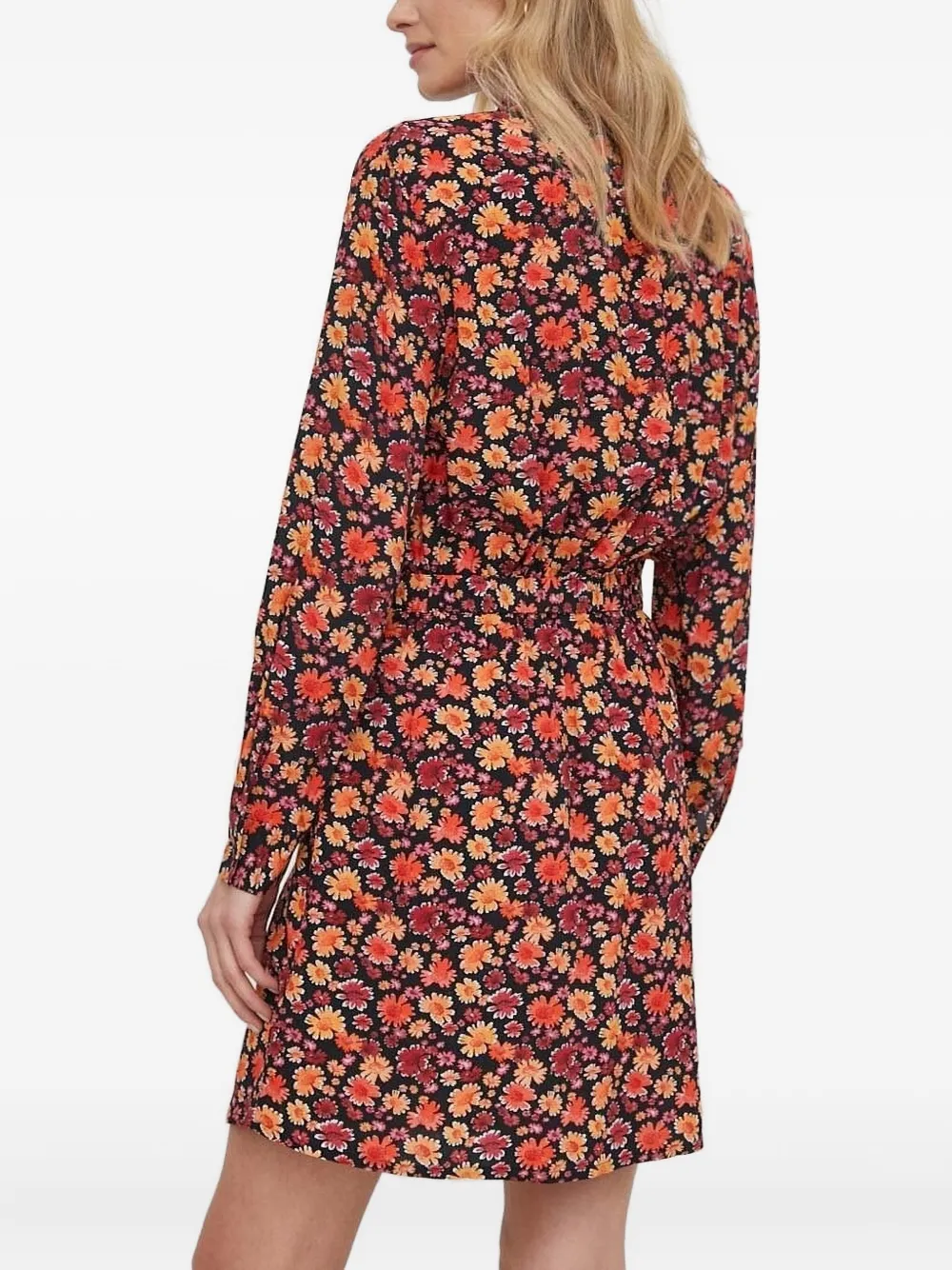 Desigual Mini-jurk met bloemenprint Rood