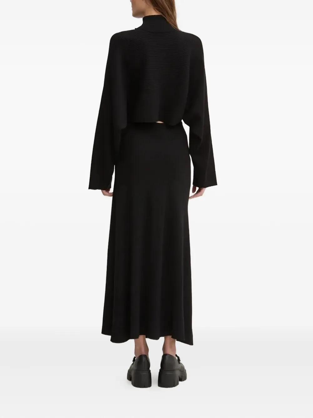 Desigual Maxi-jurk met diepe ronde hals 2000 BLACK
