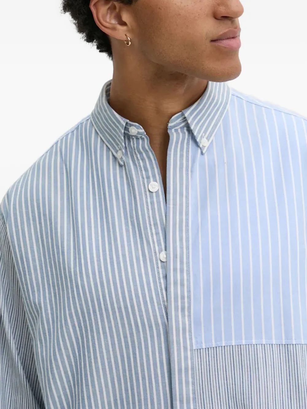 Desigual Gestreept overhemd Blauw