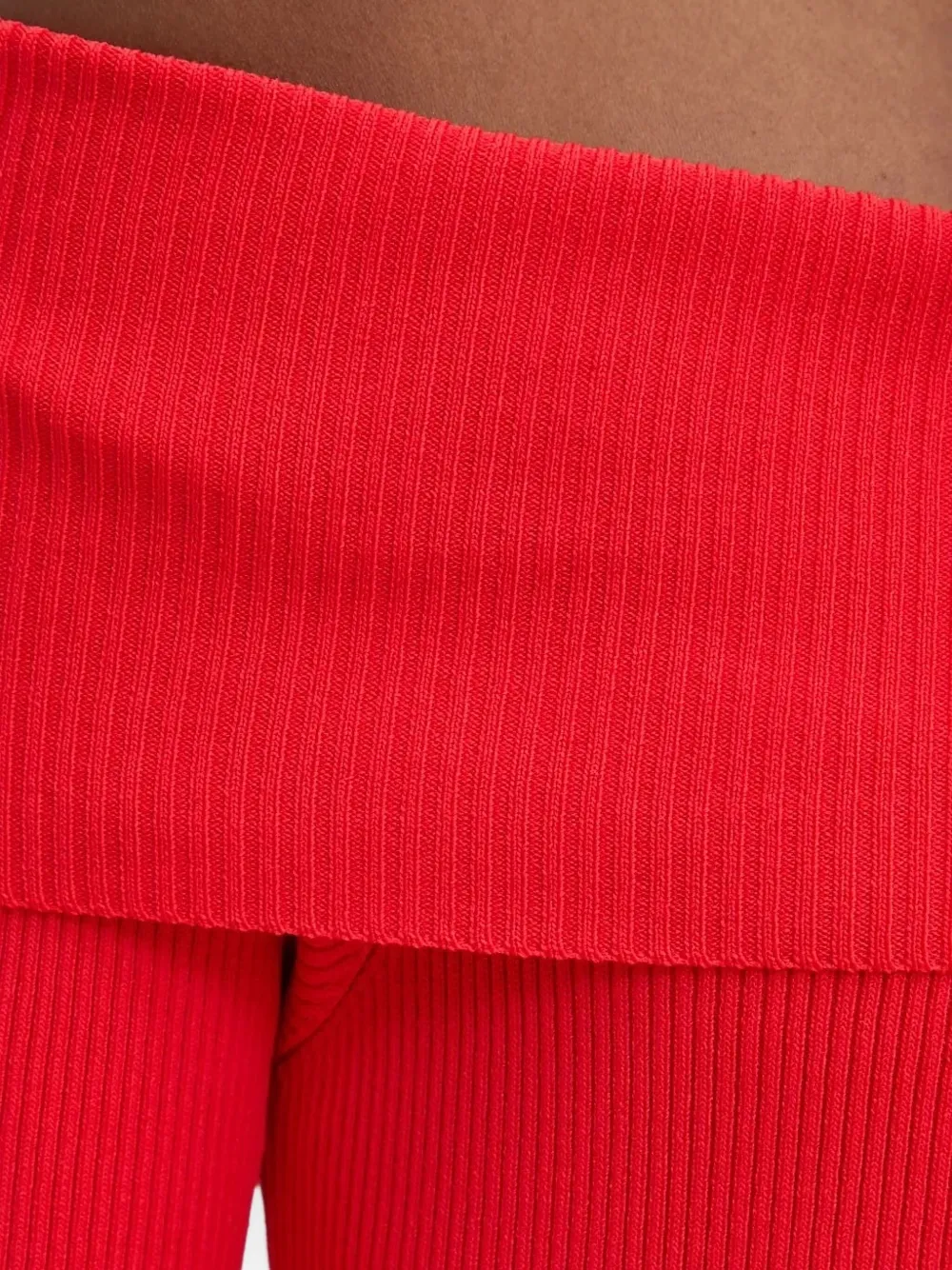 Desigual Off-shoulder midi-jurk Rood