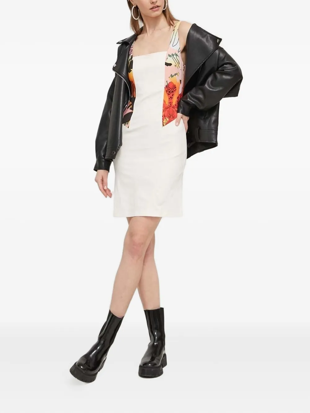 Desigual floral-print dress | White | Image 1
