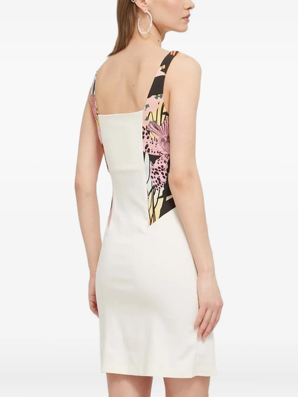 Desigual Jurk met bloemenprint - Wit