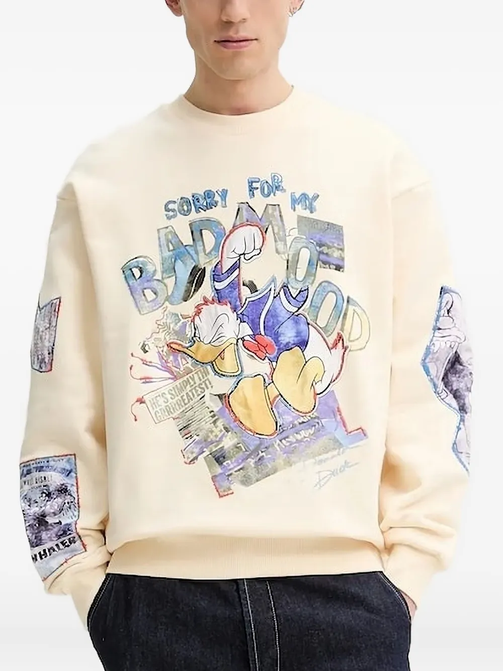 Desigual Donald™ Bad Mood sweater Beige
