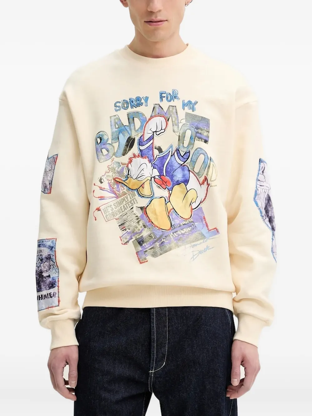 Desigual Donald™ Bad Mood sweater Beige