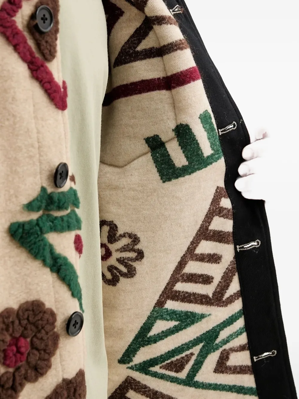 Desigual Coat In Neutral
